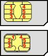 Smart card (Sim card) to PC adapter cable (sim .
